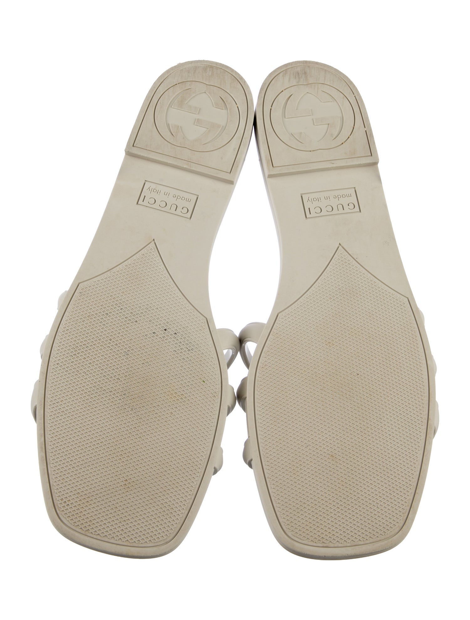 Gucci Interlocking G Logo Rubber Slides